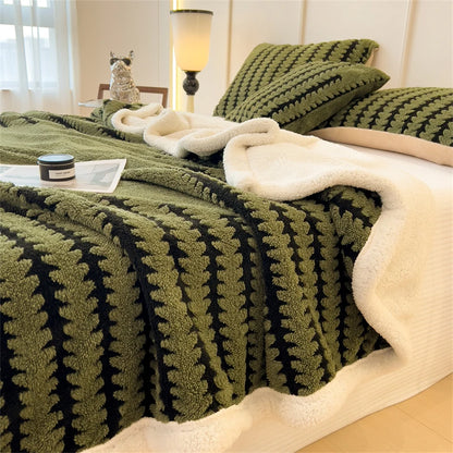 Luxury Thick Plush Reversible Throw Blanket         