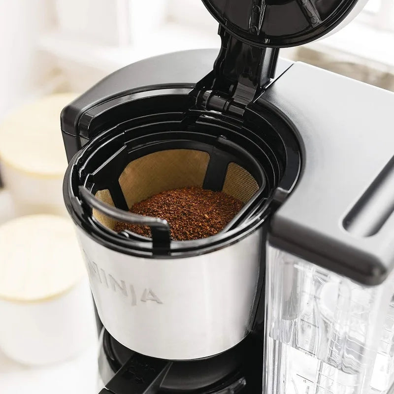 12-Cup Programmable Black Coffee Maker