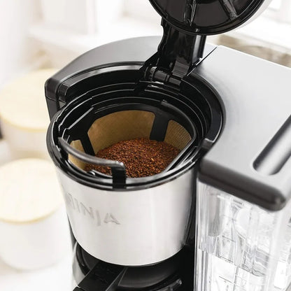 12-Cup Programmable Black Coffee Maker