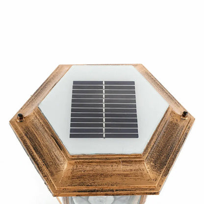 Victoria Modern Outdoor Solar Powered Pillar Light
