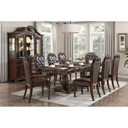 Elegant & Formal Upholstered Button Tufted Dining Chair/Set of 2