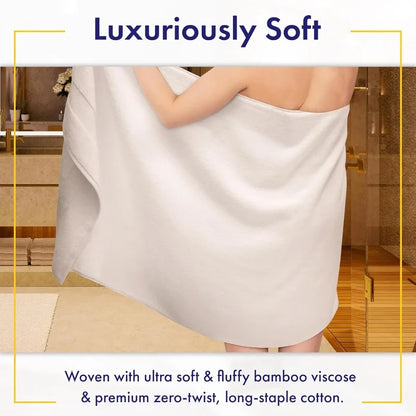 Ultra Plush Bamboo Viscose Bath Towels ~ 6 Piece Set
