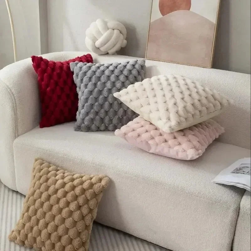 Decorative Soft Plush Pillow Covers 