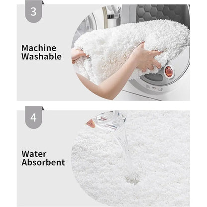 3'x2' Ultra Absorbent Plush Bath Mat