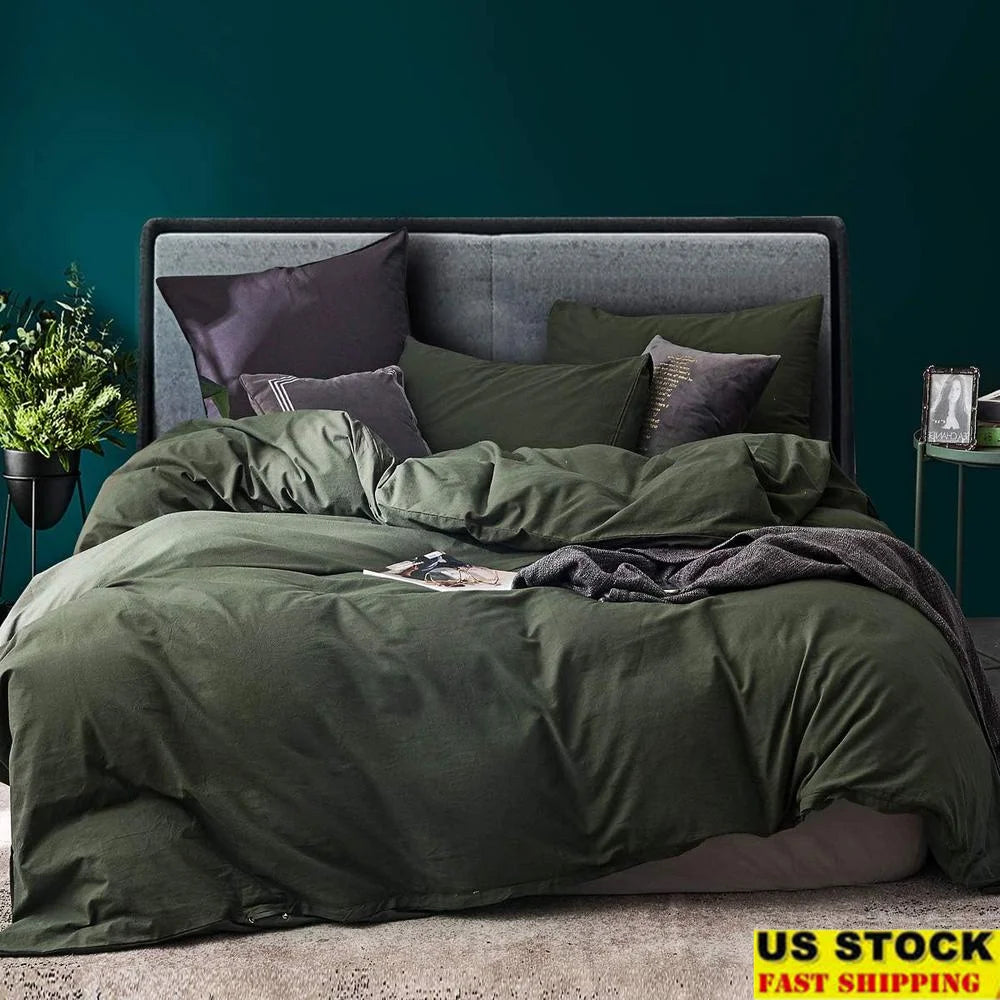King Size Ultra Soft Cotton Duvet Cover Set