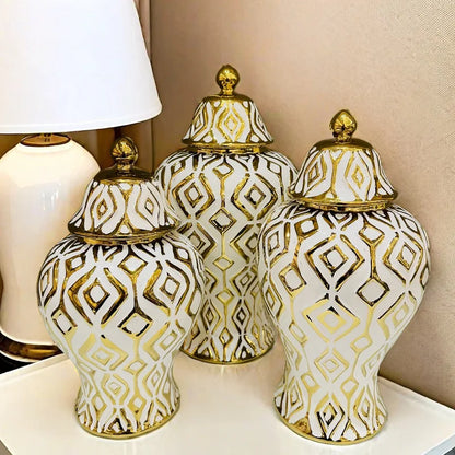 Decorative Ceramic Tabletop Universal Jar/Flower Vase