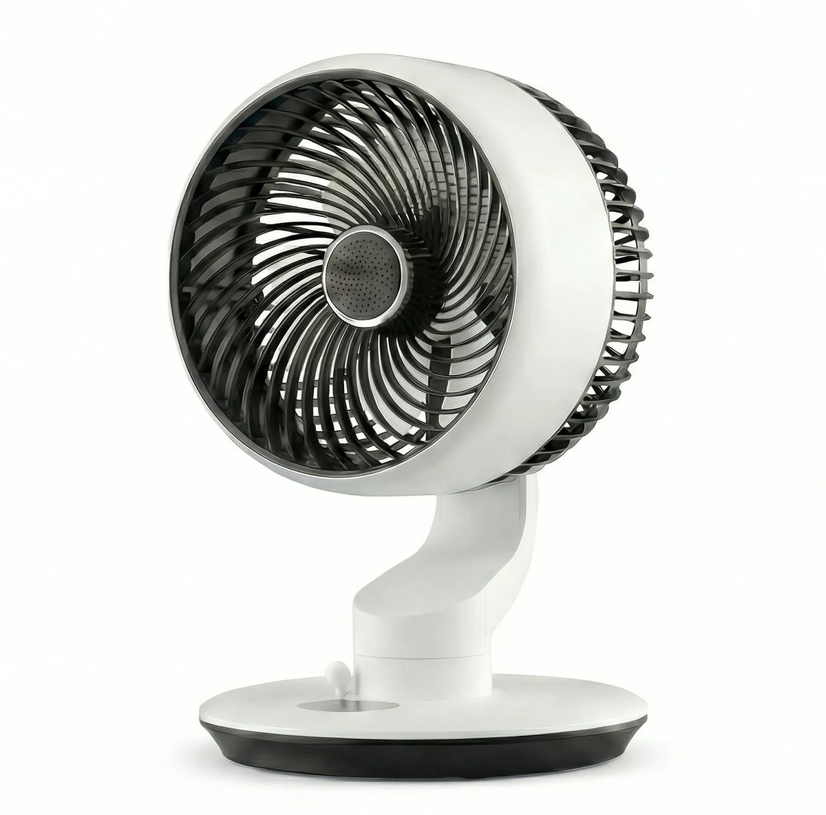 GAITIR Rechargeable Desk Fan - 7800mAh Battery with Smart Touch Display - Black, White, rechargeable desk fan with long-lasting 7800mAh battery