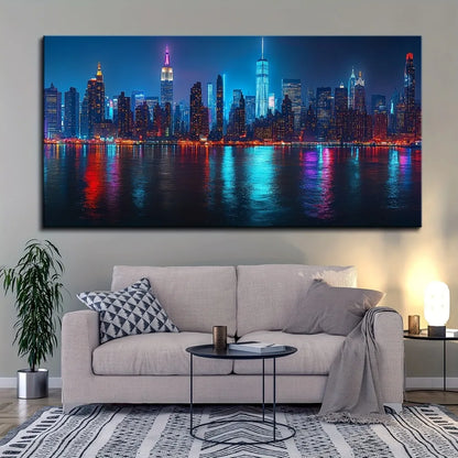 NYC Skyline Canvas Poster Wall Decor