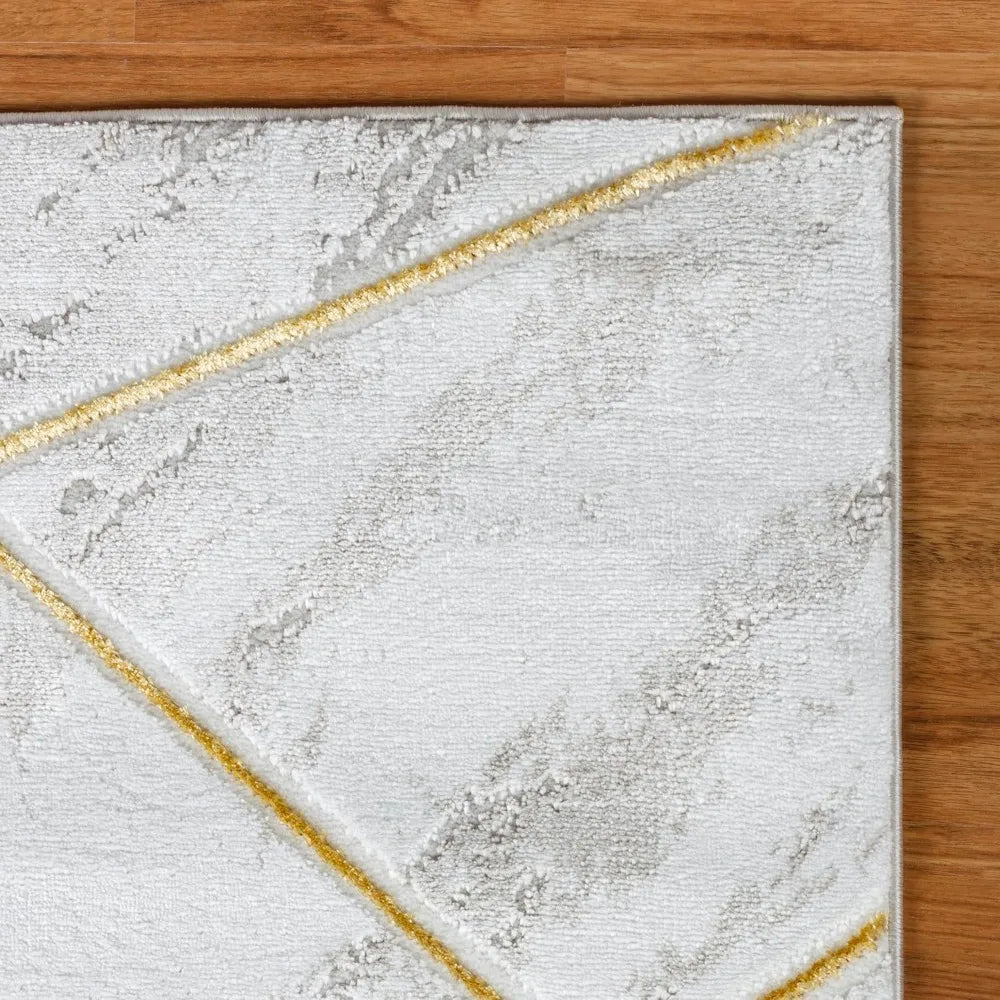 Modern Abstract High Pile 8' x 10'  Marble Area Rug 