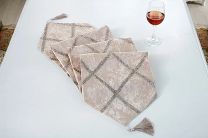 Long Strip Table Runner styled with seasonal decor - Seasonal touches with this versatile long table runner.