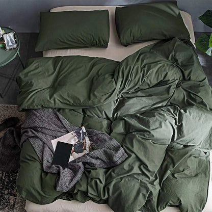King Size Ultra Soft Cotton Duvet Cover Set