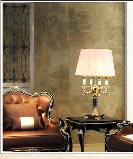 High Quality Modern Table/Floor Lamp~Black/White Lampshade