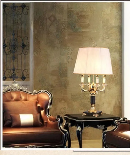 High Quality Modern Table/Floor Lamp~Black/White Lampshade