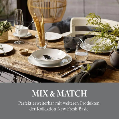 Elegant 18/10 Stainless Steel Flatware Set for 6 neatly placed inside a clean, modern dining setup, showcasing its elegance and making it the perfect stainless steel flatware set for gatherings.