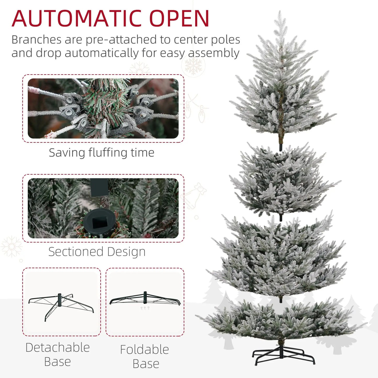 Lush Artificial 9' Nordic Pine Christmas Tree