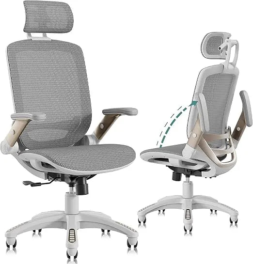 Modern ergonomic office chair designed with adjustable height to fit any workspace and user preference.