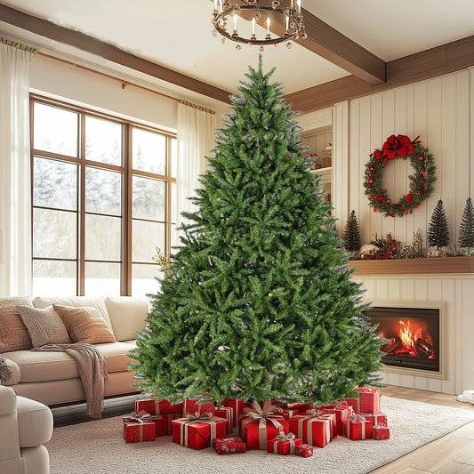 Artificial Hinged 9' Holiday Christmas Tree