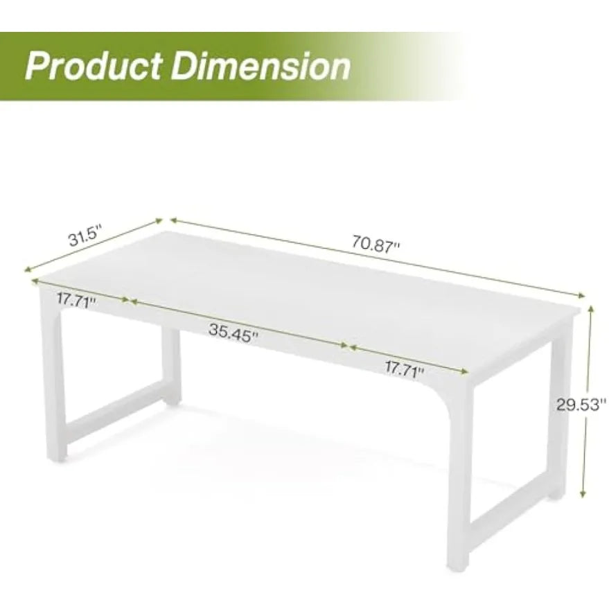 Stylish & Spacious Large Computer Desk for Home Office