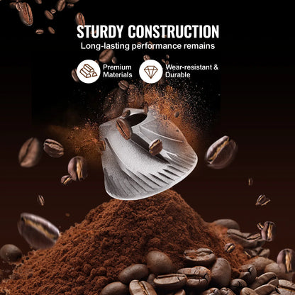 Grind & Brew Coffee Maker with Built-In Grinder, 10-Cup Drip Coffee Machine with Adjustable Strength & Coarseness