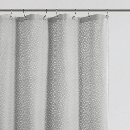 OEKO-TEX Certified Quilted Pattern Shower Curtain