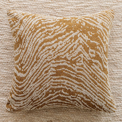 French Style Luxury Throw Pillow Cover - Black Floral Damask on Gold with Ruffled Edge, french style pillow cover luxury accent accessory