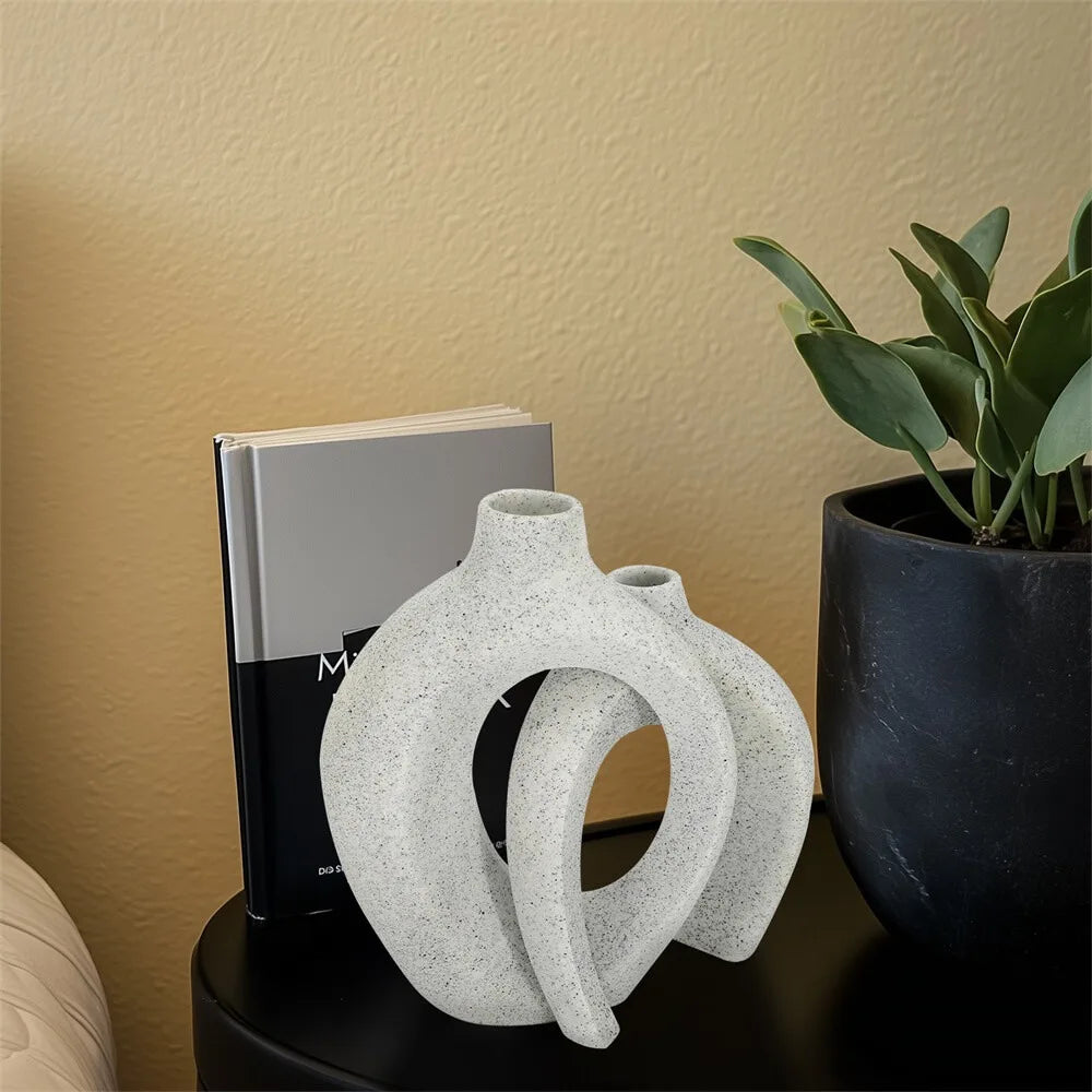 Modern Hollow Snuggle Vase~Set of 2