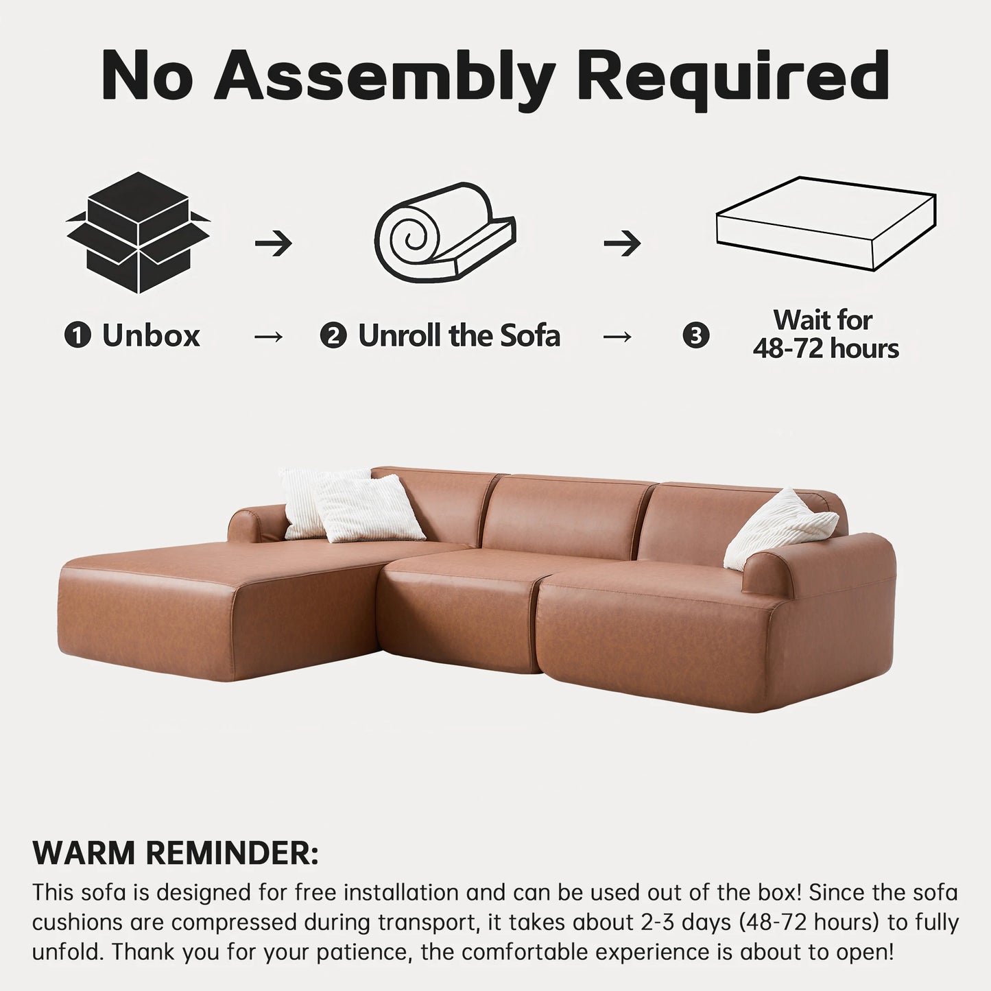 Family enjoying a movie on the L-Shaped Modular Sofa, illustrating its seating capacity and comfort for large families.