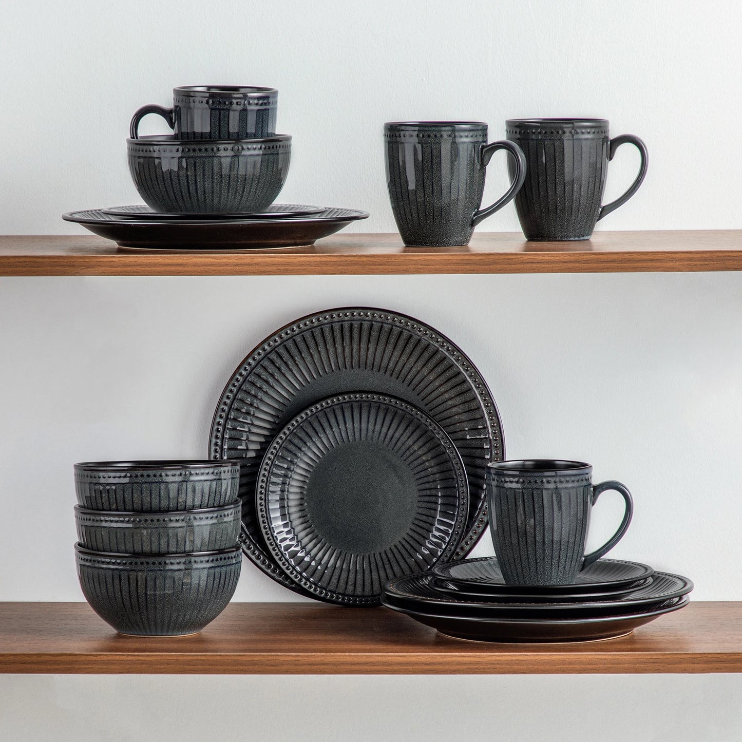 Elegant 16 Piece Ceramic Dinnerware Set (4 person set)