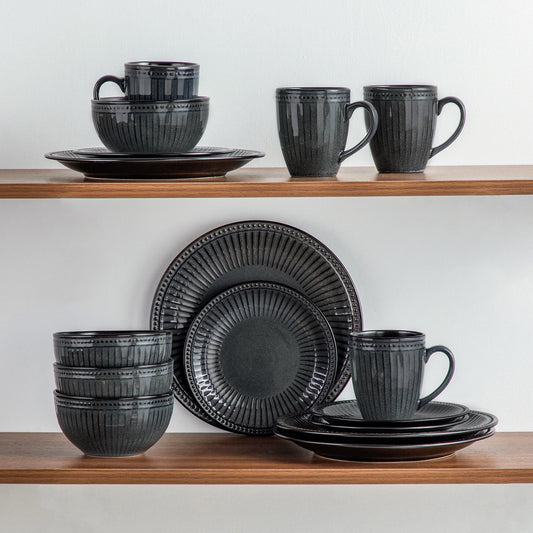 Elegant 16 Piece Ceramic Dinnerware Set (4 person set)