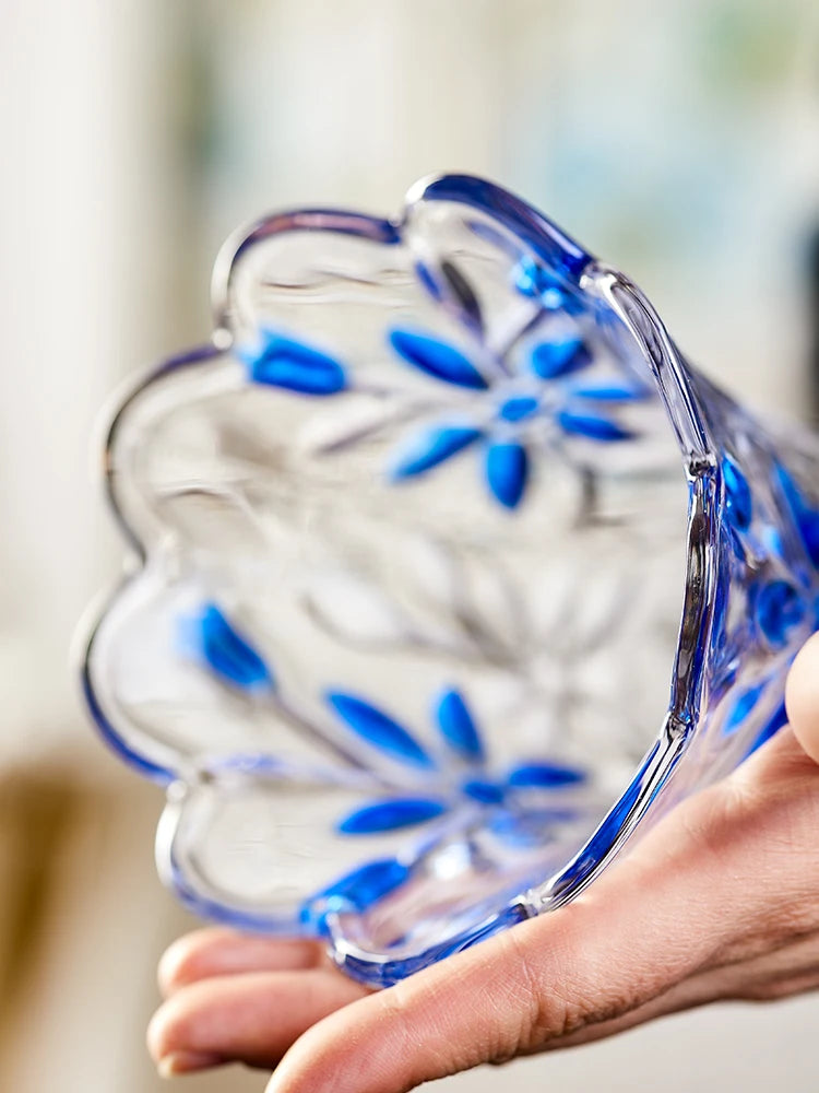 Minimalist Style Multi-Color Glass Flower Vase