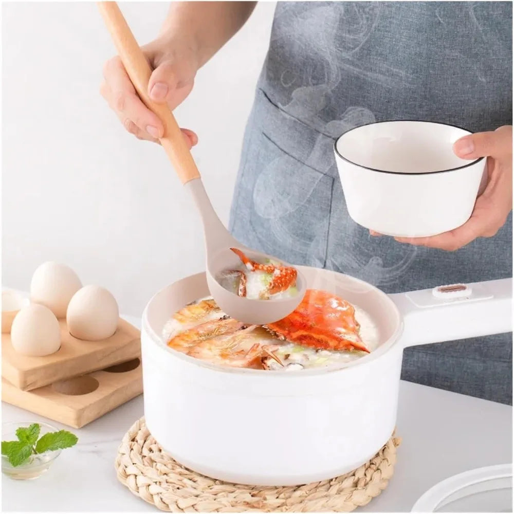 12-Piece Silicone Kitchen Utensil Set with Wooden Handles for Non-Stick Cookware, silicone kitchen utensil set with ergonomic wooden handles