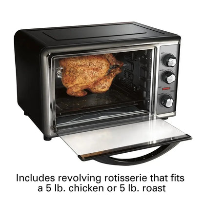1500W Convection Toaster Oven with Rotisserie