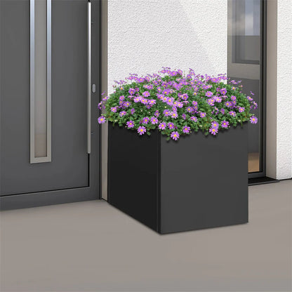 20in/24in Black Square Indoor/Outdoor Planting Box