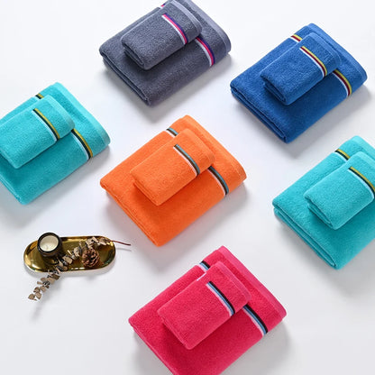 Soft & Absorbent 100% Cotton Large Bath Towel Set