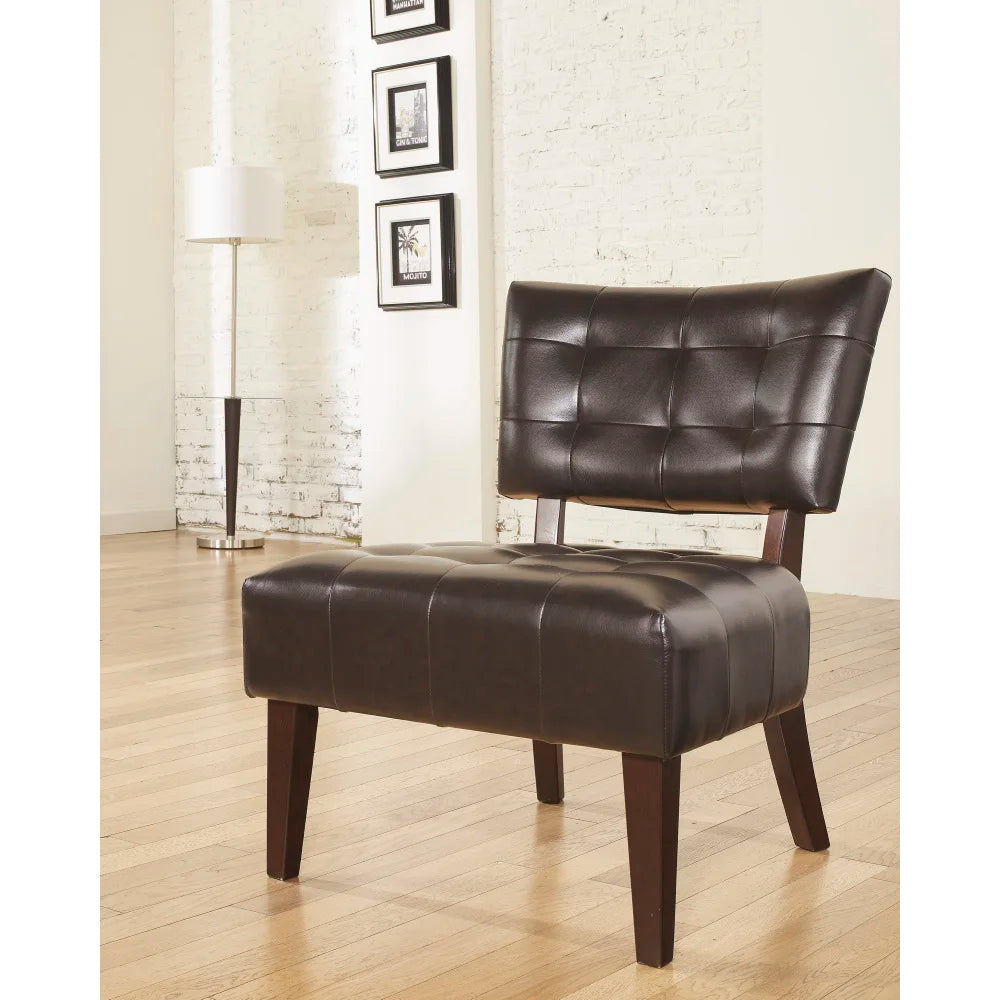  The Essena Tufted Back Oversized Accent Chair 