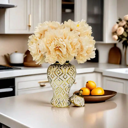 Decorative Ceramic Tabletop Universal Jar/Flower Vase