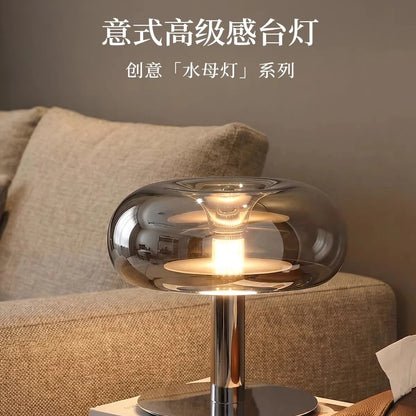 Creative Italian LED Table Lamp with Touch Dimming Functionality