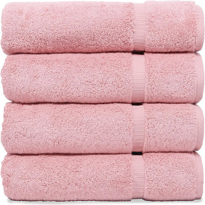 Luxurious Extra Thick & Plush 100% Cotton Towels ~ Set of 4 