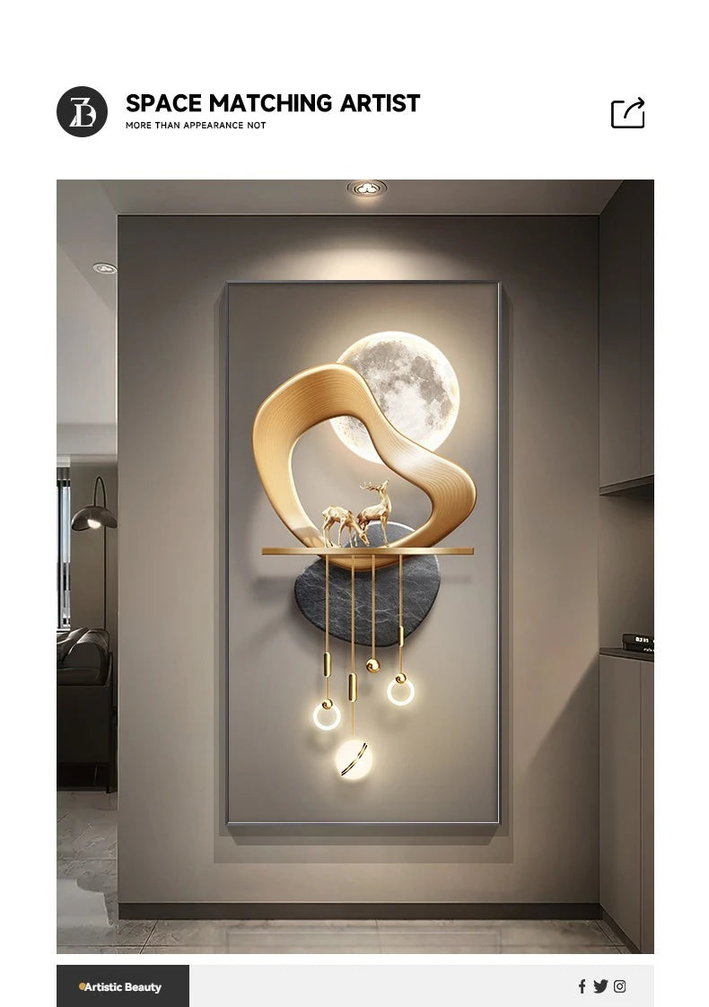 Luxury Multi-layer Three Dimensional Exquisite Painting