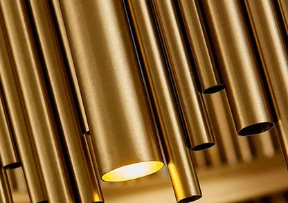 Modern Simple Gold Pendant LED Chandelier