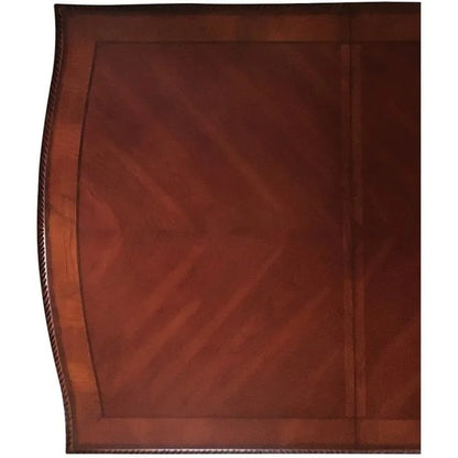 Traditional 10-Piece Double Pedestal Base Dining Table Set for 8