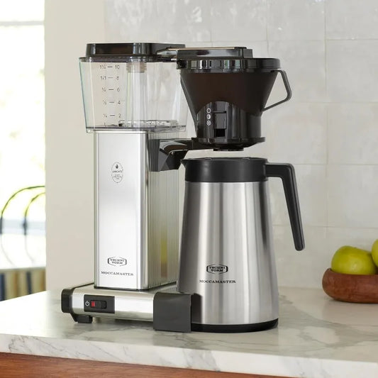 European Style Coffee Brewer w/40 oz Stainless Steel Thermal Carafe