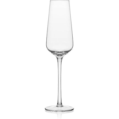 Modern & Elegant Crystal Champagne Toasting Flutes~Set of 4