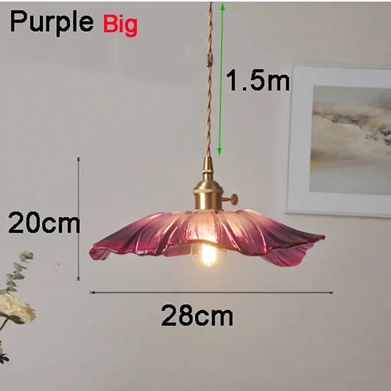 Charming Artisan Lotus Leaf Pendant Light perfect for cozy corners, combining artisan craftsmanship with modern elegance as a lotus leaf pendant light.
