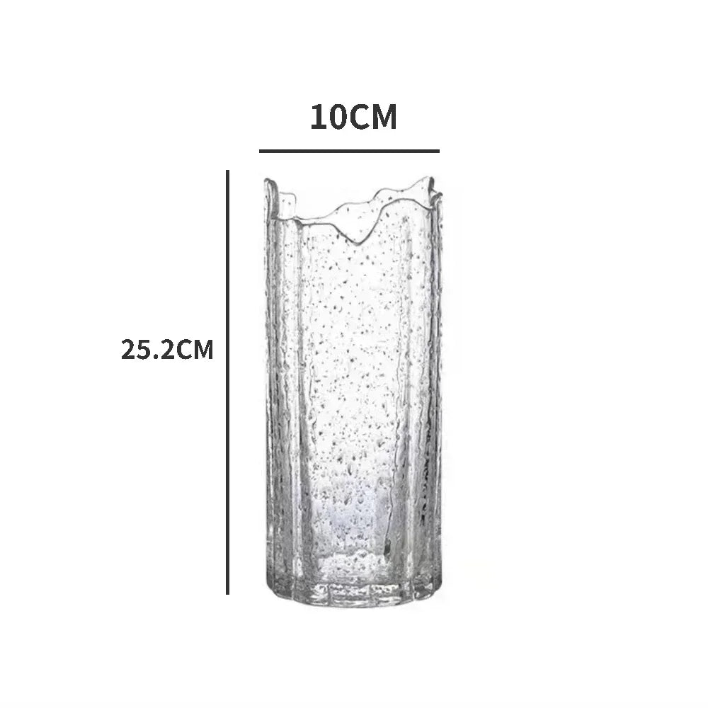 Luminous Ornamental Glass Flower Vase