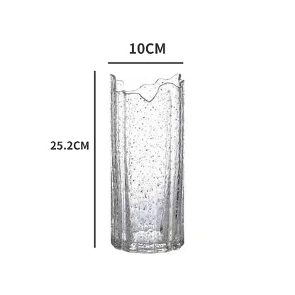 Luminous Ornamental Glass Flower Vase