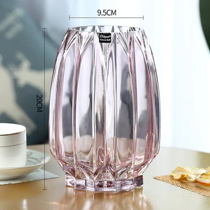 Exquisite Beautiful & Simple Glass Flower Vase 