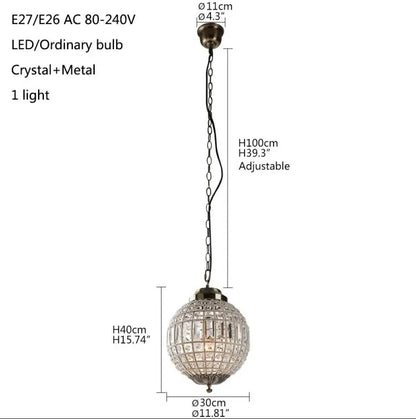 Luxurious Vintage Royal Empire Ball Crystal Chandelier - Vibrant vintage crystal chandelier brightening up any room with charm.
