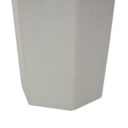 Gray Decorative Vase In Sleek Black Finish