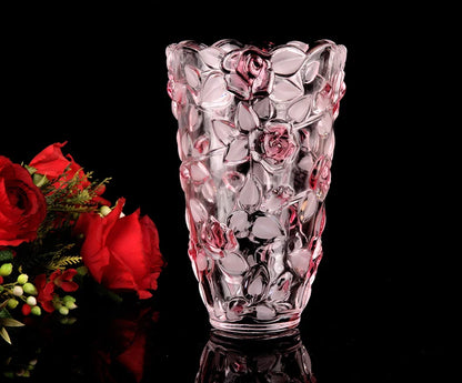 Luxury European Style Crystal Glass Tabletop Vase